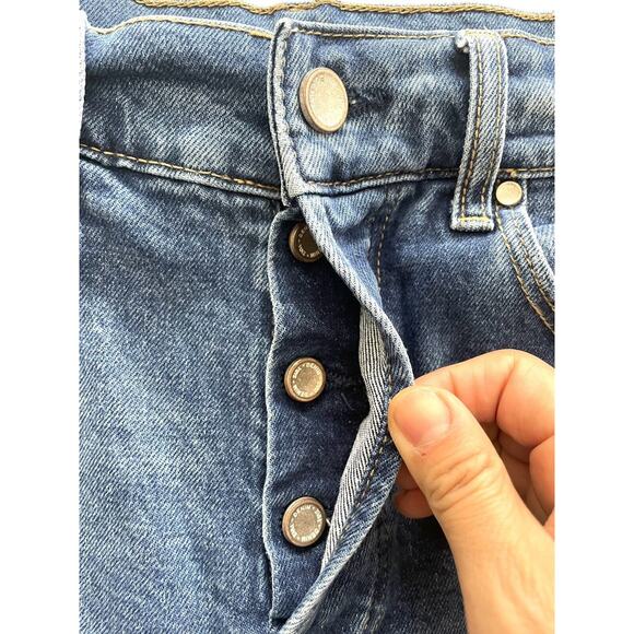 ZARA DENIM Women’s 12”Super High Rise Mom Fit Jeans Button Fly - Picture 5 of 12